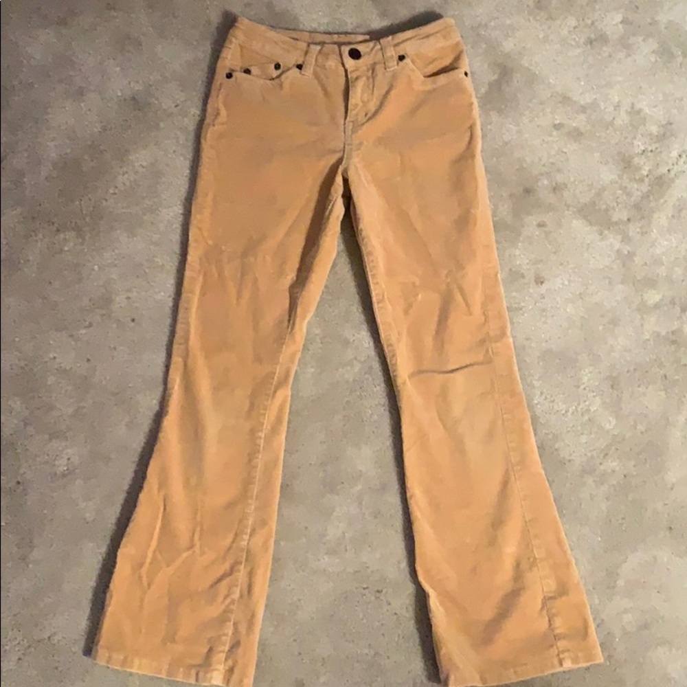 Boot cut corduroy pants